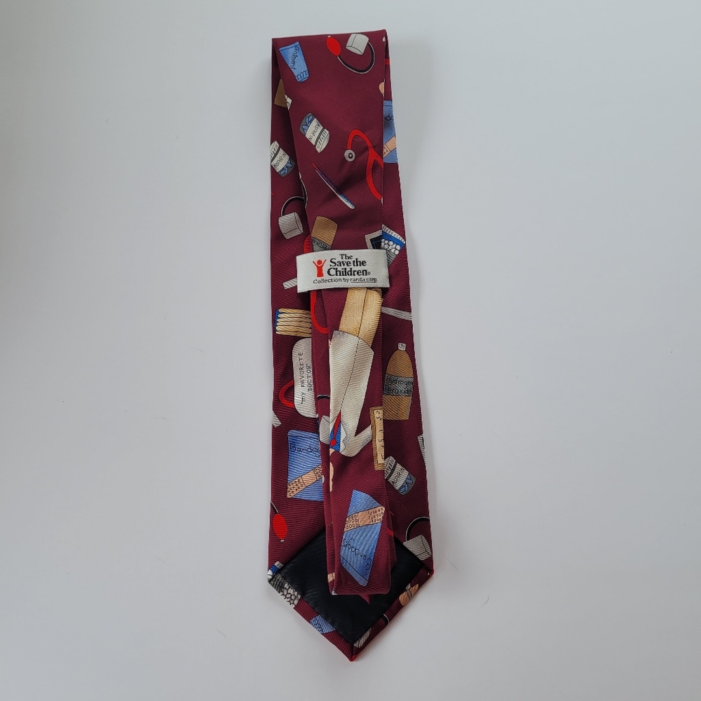 Randa Corp. | Save the Children "My Favorite Doctor" Silk Tie - Picture 2 of 3